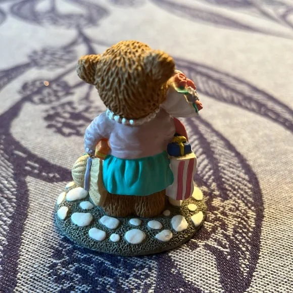 Russ Berrie The Joy of Shopping Collectable Bear - Picture 3 of 7